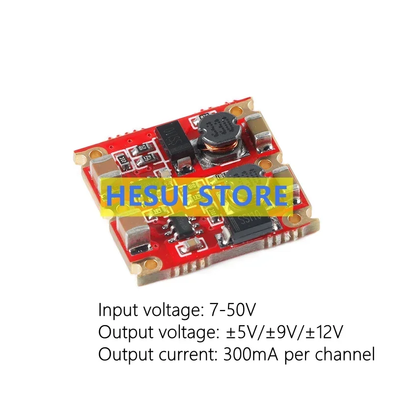 Dual DC-DC step-down power module Positive or negative dual 5/12/15V power supply with 7-50V current 300mA