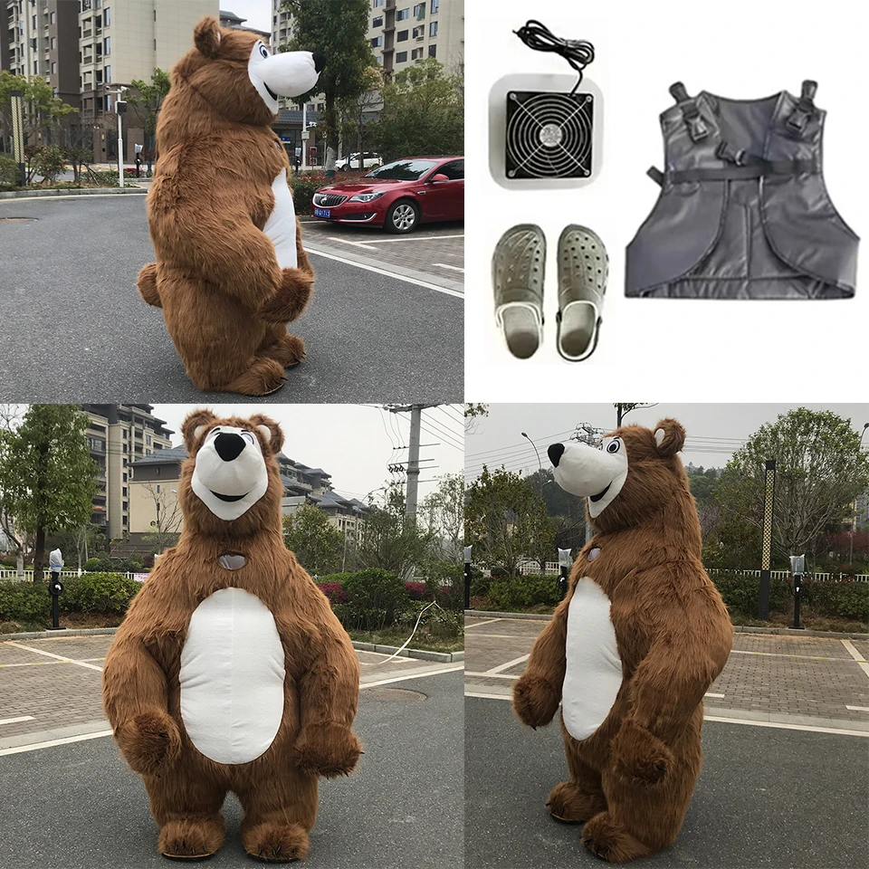 260 CM Martha and the Bear Large inflatable garment Wedding supplies Holiday party supplies