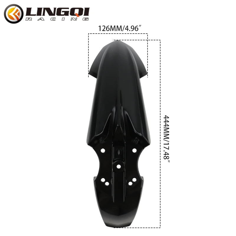 LINGQI سباق الدراجات النارية الجبهة الحاجز قطعة من نسيج الحرس البلاستيك غطاء الجسم حماية ل الصينية YH50 الترابية دراجة الطرق غير الممهدة موتوكروس