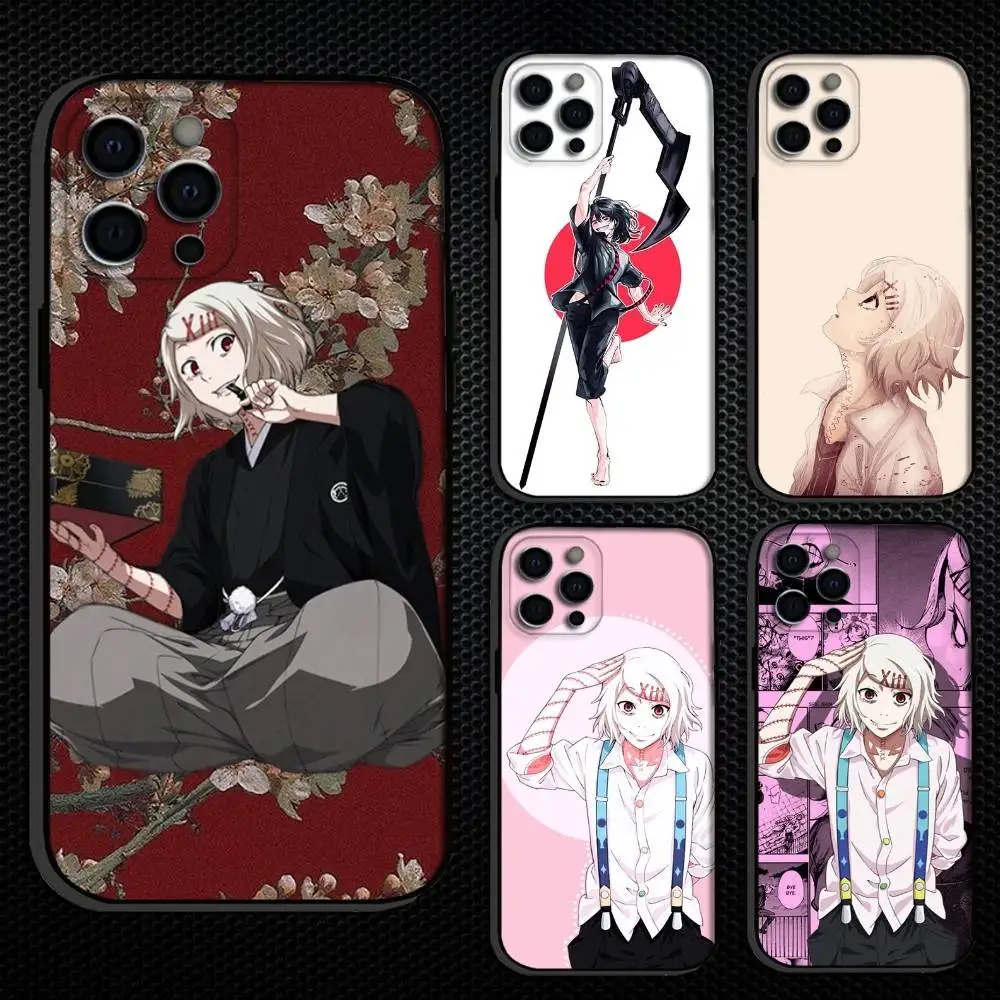 

J-JJuuzou S-Suzuya Phone Case For iPhone 16,15,14,13,12,11 Plus,Pro Max, Others Soft Black Cover