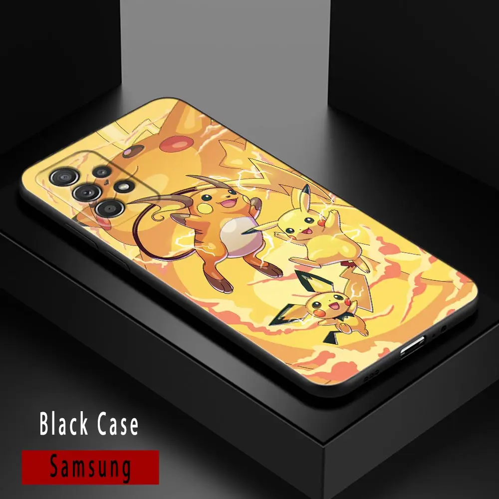 Snorlax Gengar Pokemon Anime Case For Samsung Galaxy A13 4G A21S Case A13 A14 A23 A24 A02 A03 A04 S A11 A34 A32 Soft Phone Cover