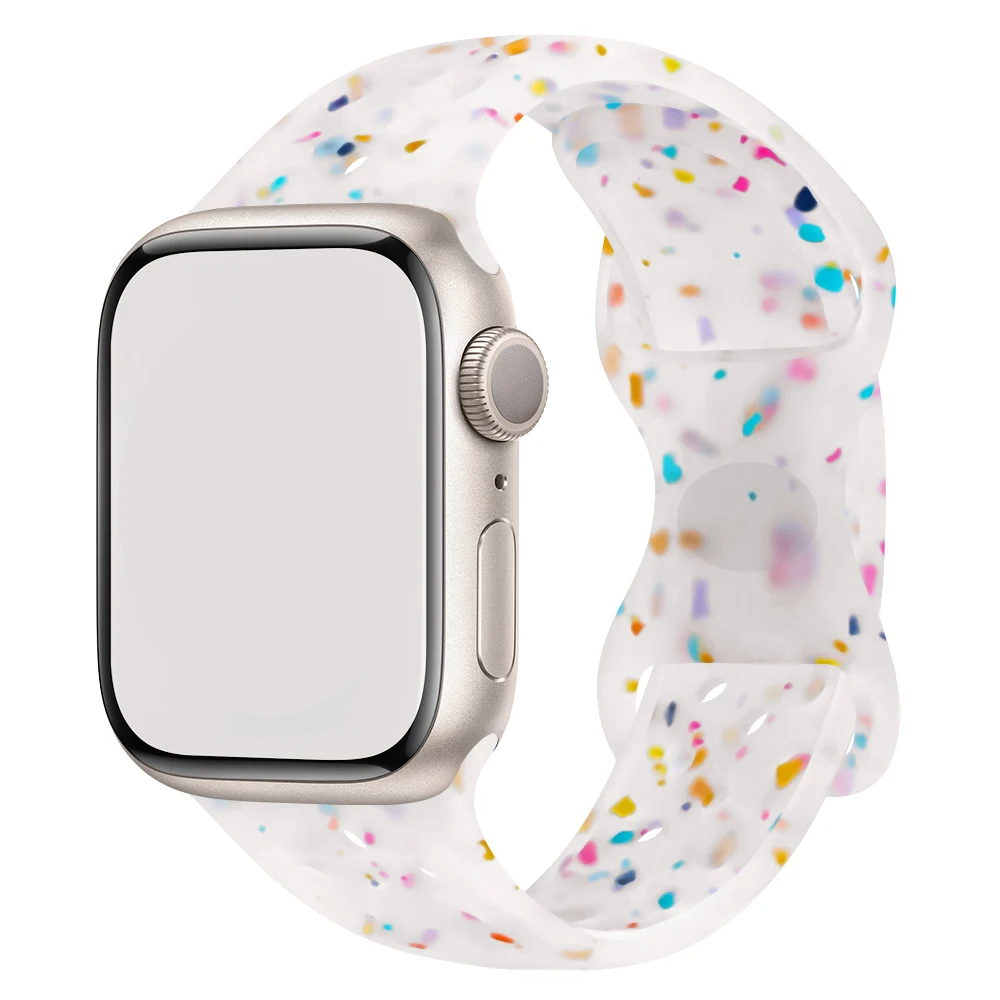 Sport-Silikonarmband für Apple Watch Band Ultra 4 3 2 49mm 46mm 42mm 45mm 44mm 41mm Armband IWatch Series 12 11 10 9 8 7 6 SE3 – Detail 2