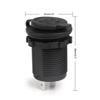1 pcs Cigarette Lighter Socket 12V Waterproof Car Boat Motorcycle Cigarette Lighter Sockets Power Plug Outlet