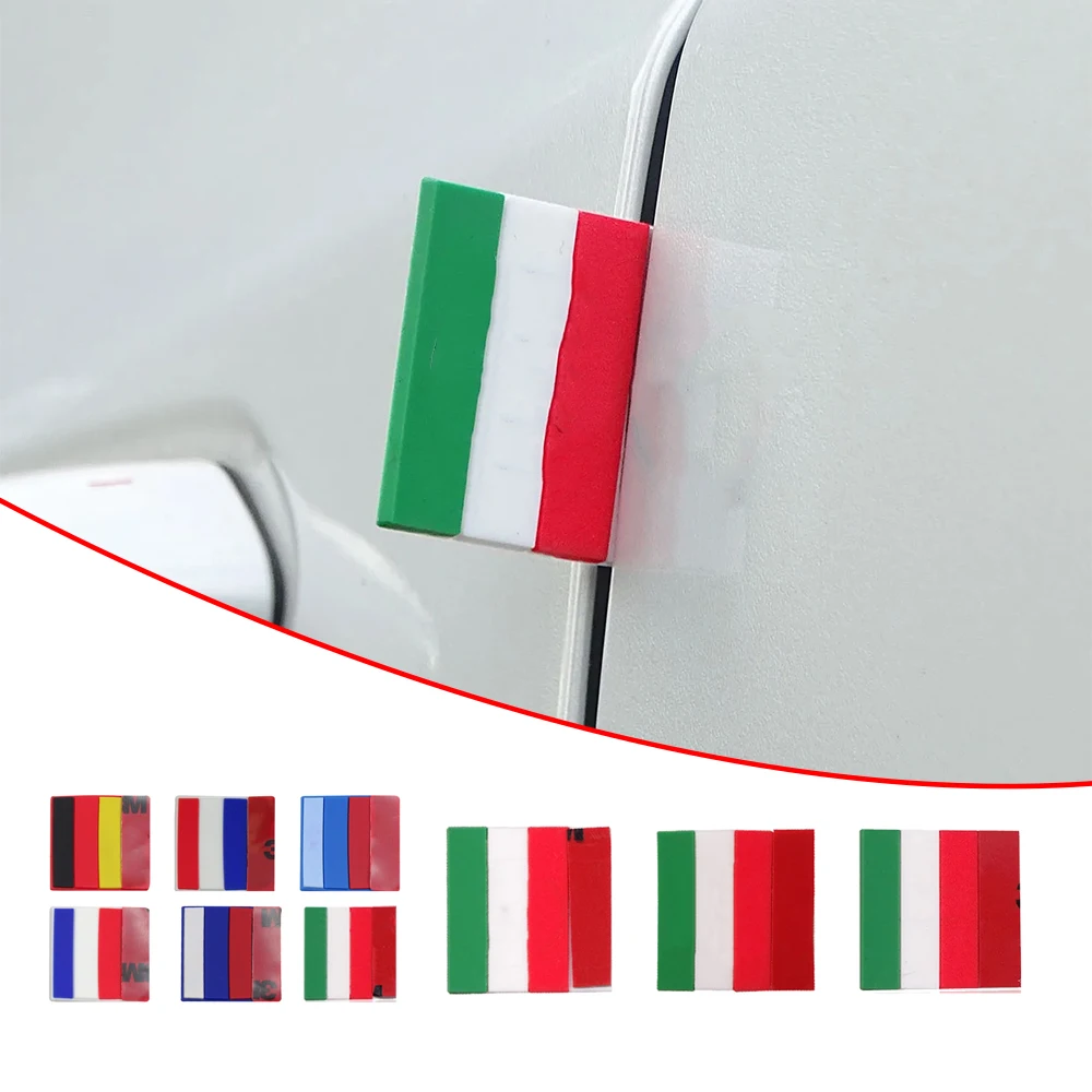 Car Sticker Italy flag Tag Emblem Decal Sticker for lamborghini SV Urus SE Miura Huracán Revuelto Lanzador Asterion Aventador