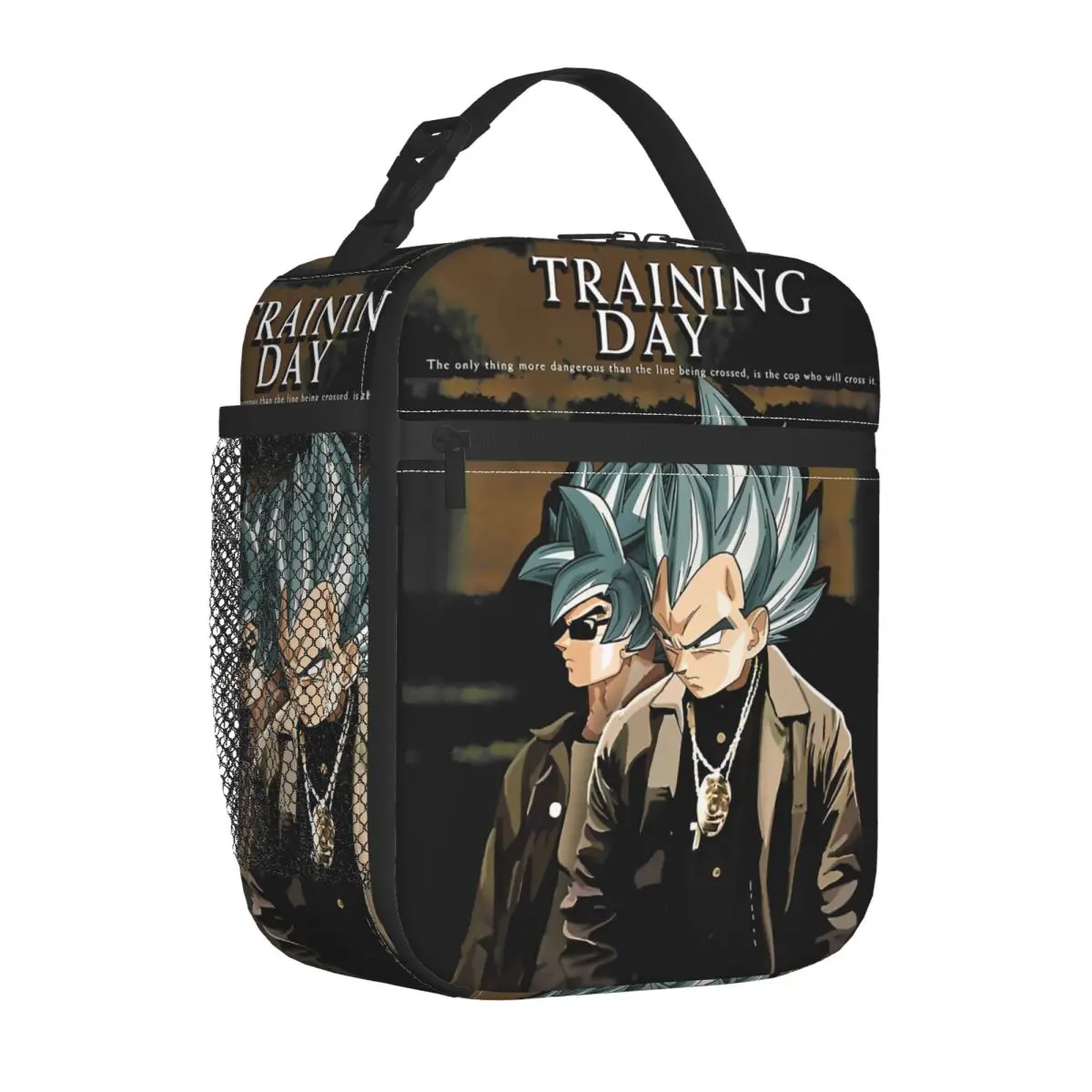 Training Day Dragon Ball Z Insulated Lunch Bags Thermal Bag  Meal Container Leakproof Lunch Box Tote for Men Women Office Travel