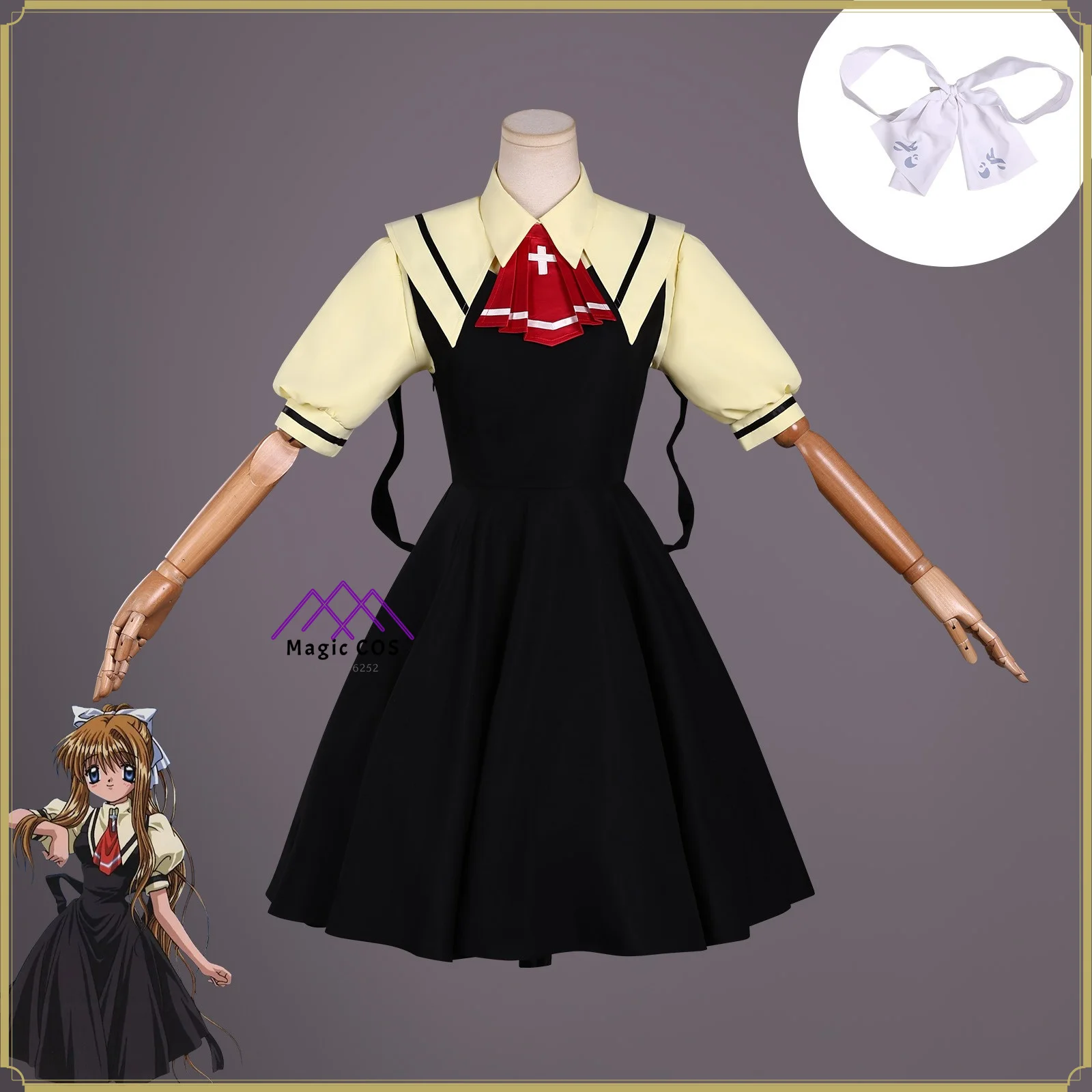 

Anime Classic Style Kamio Misuzu Cosplay Costume Women - Full Set Slim Fit Dress High Quality Role Playing Halloween Party Suit