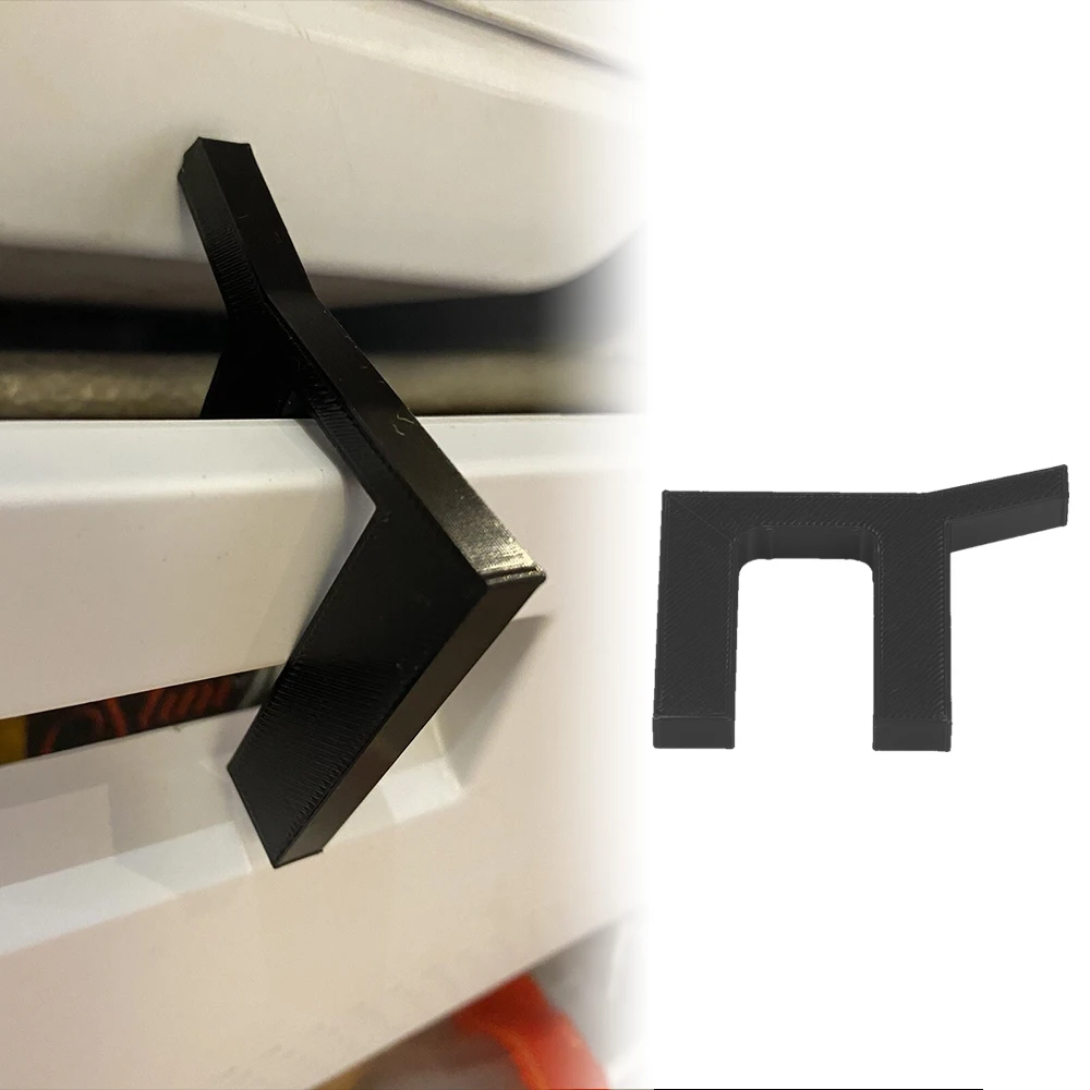 

Caravan Refrigerator Door Stop Anti Mold Crystallized Black Motorhome Refrigerator Door Stop Compact Tool Car Accessorie