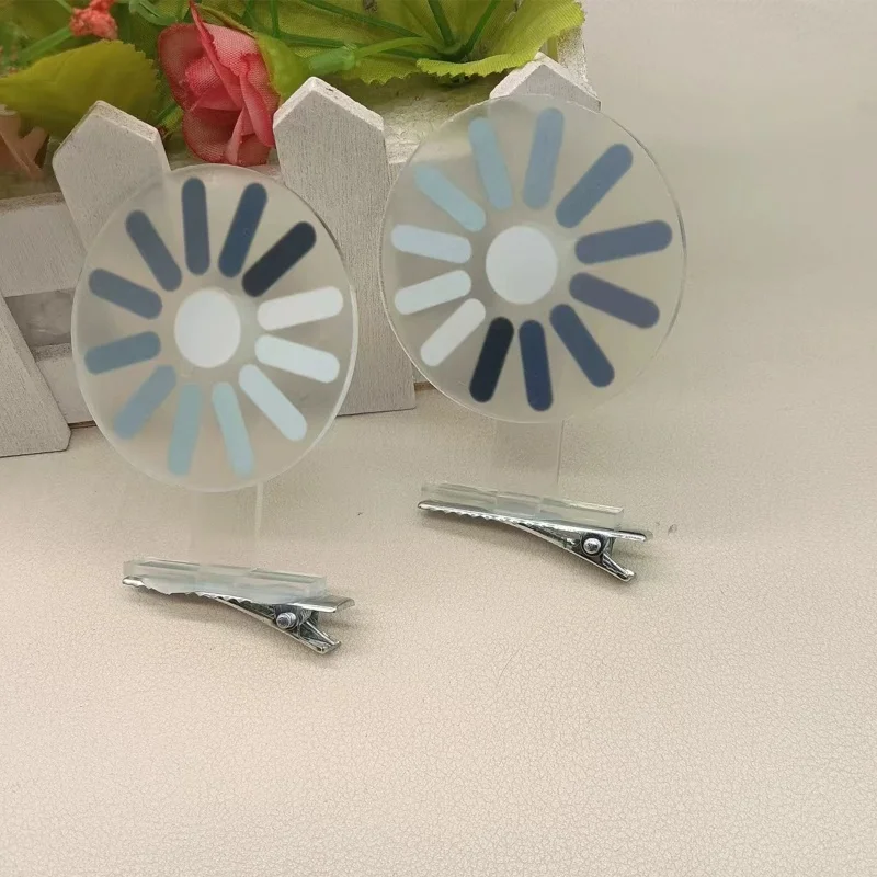 Pinza para el pelo de parodia de carga giratoria, diadema divertida sin carga de señal, horquilla única para el cerebro, regalos para amigos