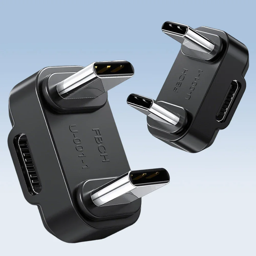 U-shaped OTG Multifunctional Adapter Suitable for Mobile Phone Clip Microphone Playback Charging OTG Adapter
