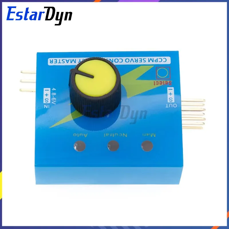 جهاز اختبار مؤازر RC 3CH رقمي متعدد ECS وحدة تحكم في سرعة الاتساق مدقق تعديل جهاز اختبار تروس التوجيه CCPM Master لـ RC