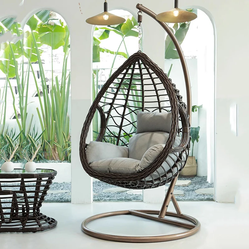 Stand Quality Balcony Garten Egg Hammock Swing Chair Hanging Patio Salon De Jardin Exterieur Outdoor Furniture