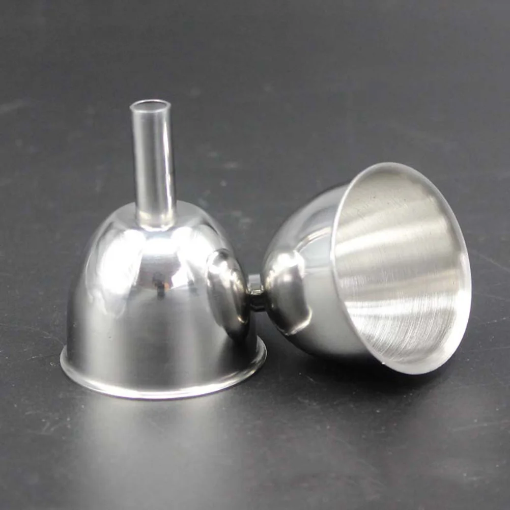 

Stainless Steel Funnel For Kitchen Oil Flask Essential Wine Water Transfer Spill-Proof Wide Mouth Tool Liquids
