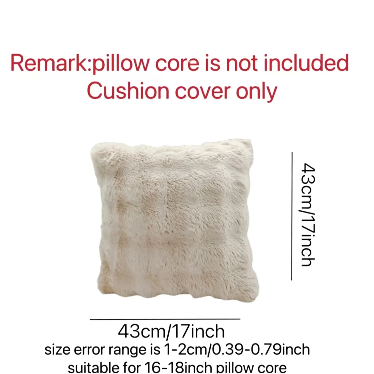 2er-Pack dekorative Plüschkissenbezüge, moderner minimalistischer Stil, geeignet für Sofas, Schlafzimmer und Autoinnenräume – Detail 8
