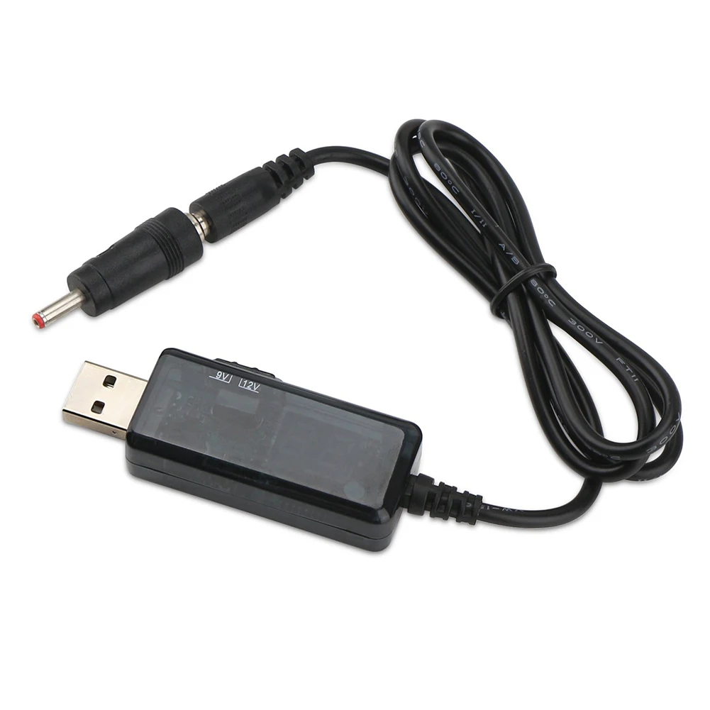 DC 5V To 9V 12V USB Boost Converter with 3.5x1.35mm Connecter USB Step-up Converter LED Digital Display for Power Supply Charger