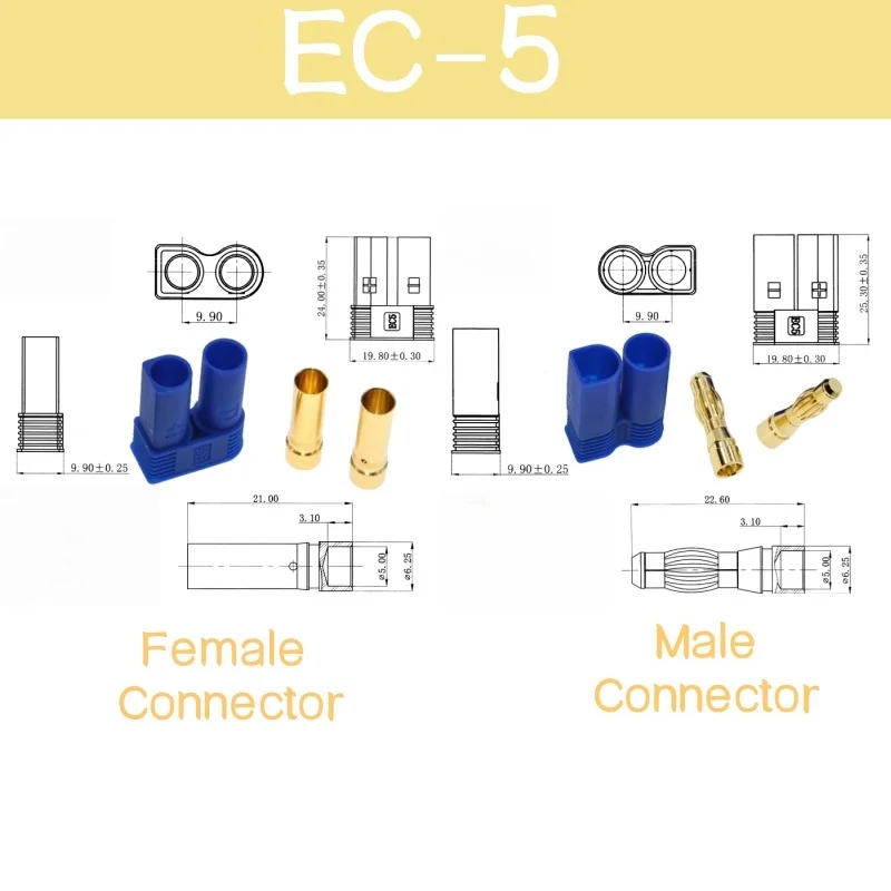 5/10/20 زوج، XT30 XT60 XT90، موصلات نوع رصاصة منافذ طاقة ذكر أنثى لموصلات محرك بطارية ليبو RC بدون طيار xt60