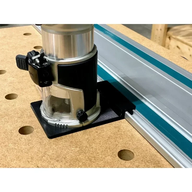 Imagem -02 - Siga o Adaptador para Makita Router de Festool 18v Rt0700c Adaptador do Trilho do Guia Somente