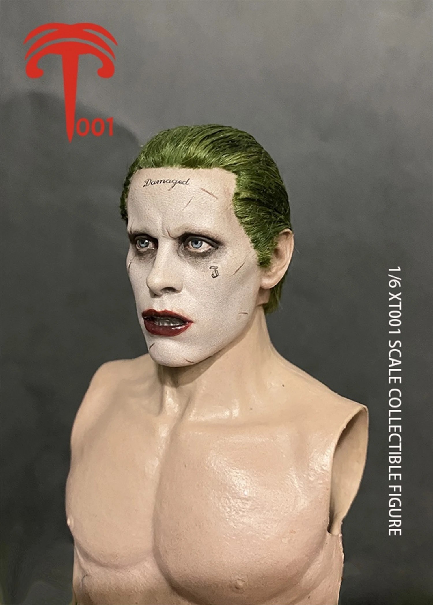 

XT001 1/6 Scale Jared Leto Clown Man Head Sculpt Plant Hair Model Limited Ver. Fit 12'' Action Figure