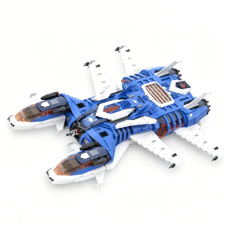 6543pcs MOC UCS Deep Freeze Defender Space Ice Planet 2002 Model Building Blocks Christmas Gift Construction Toy Display Idea