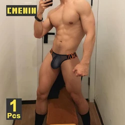 CMENIN Transparent Mesh Men's Briefs Sexy High-cut Men Panties Ultra-thin Breathable Mens Bikini Underwear Gays Man Underpants