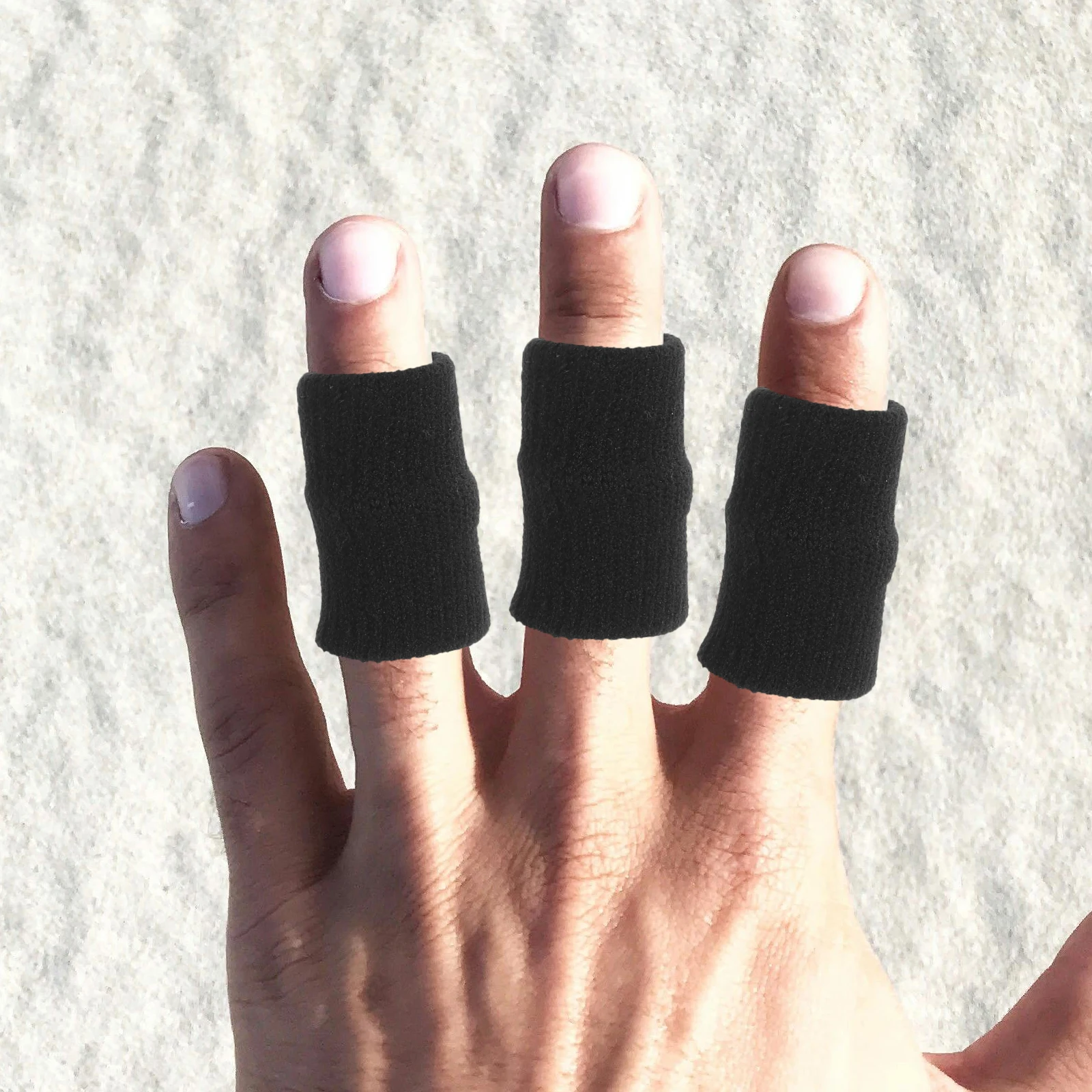 

20Pcs Reusable Finger Protectors Comfortable Elastic Sleeve Covers for Sports Protection Ideal for Basketball Volleyball