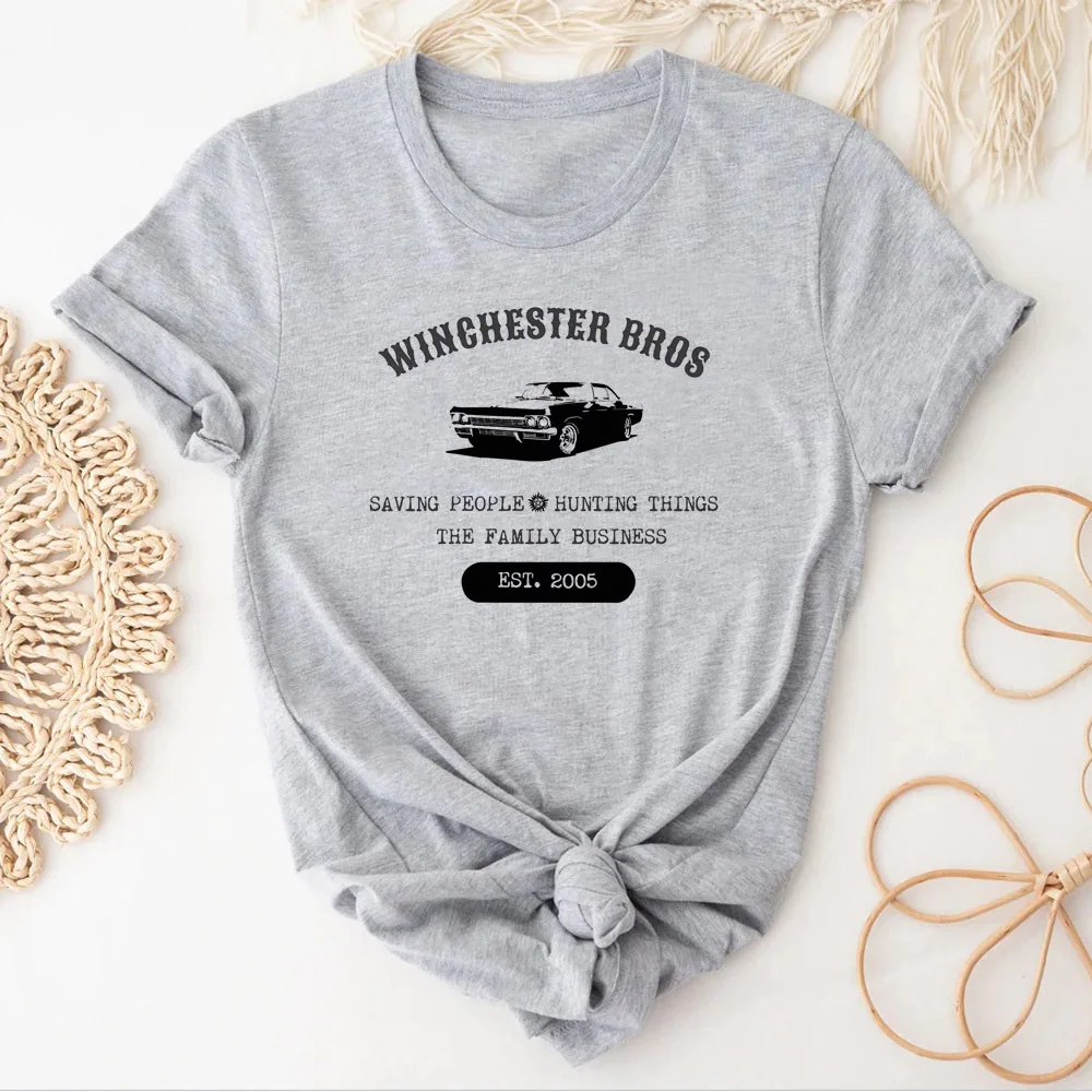 Supernatural t-shirt teen Pastel kawaii Vintage Grunge anime korean clothes shirt korean clothes graphic Pop Culture Comfortable