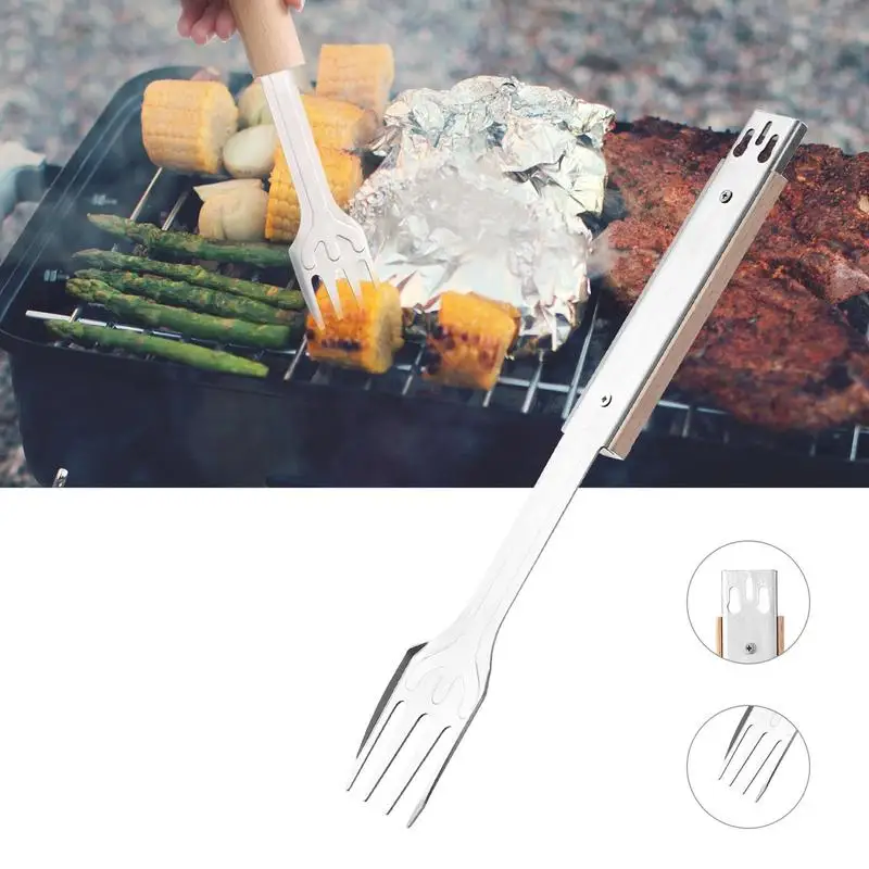 Cooking Tongs For Grilling Multifunctional Anti-Scald BBQ Tongs Professional Dishwasher Safe Grill Tongs Food-Grade Cooking