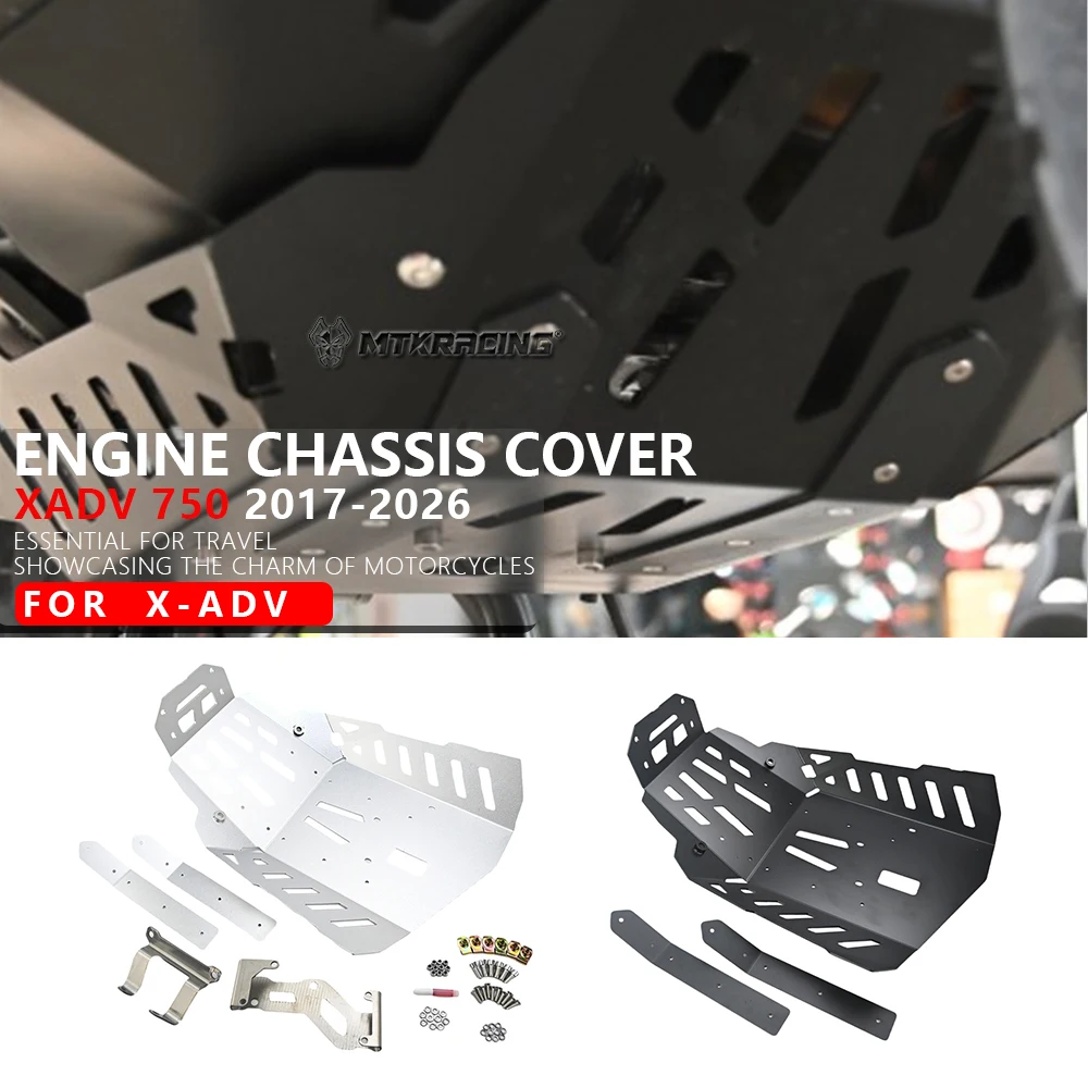 

FOR HONDA Motorcycle Engine Chassis Guard Skid Plate X-ADV 750 XADV750 XADV Skid Plate BashFrame Guard Engine Cover Protection
