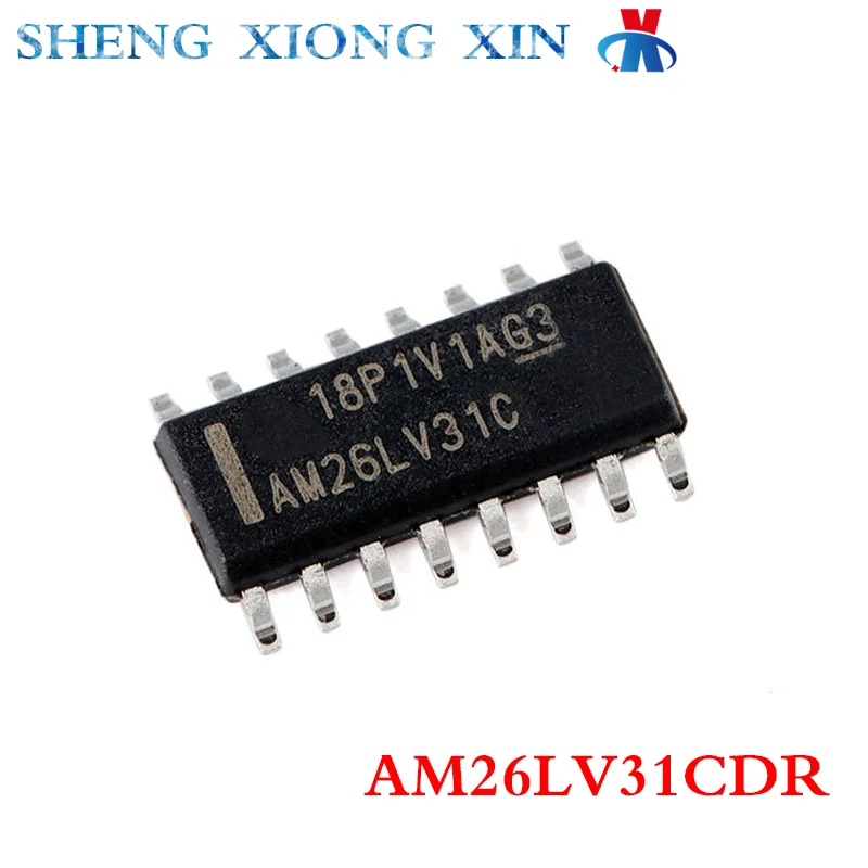 

5pcs/Lot 100% New AM26LV31CDR SOP-16 Buffers And Line Drivers AM26LV31C Integrated Circuit