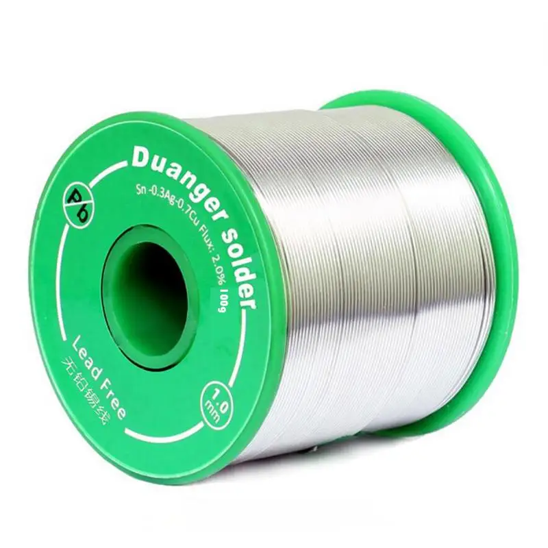 100g Lead Free Solder Wire Sn99 Ag0.3 Cu0.7 Rosin Core Solder Wire Manual or Automatic Soldering Iron Welding Accessories