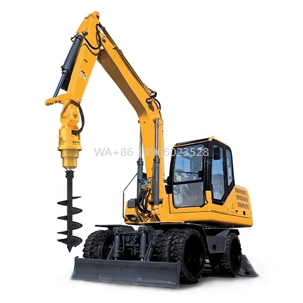 

KA9000 Excavator Auger Drive on Tractors and Backhoe Excavator Hydraulic Auger