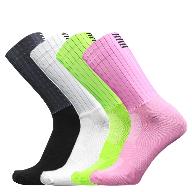 Beruf Radfahren Socken Pro Team Aero Socken Atmungsaktivem Anti Slip Nahtlose Silikon Laufende Sport Bike Socken