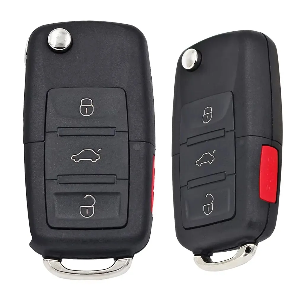 KEYECU Upgraded Flip Remote Key 433MHz 4D60 Chip for Jaguar XK XKR 2011 X-Type S-Type Uncut FO21 blade