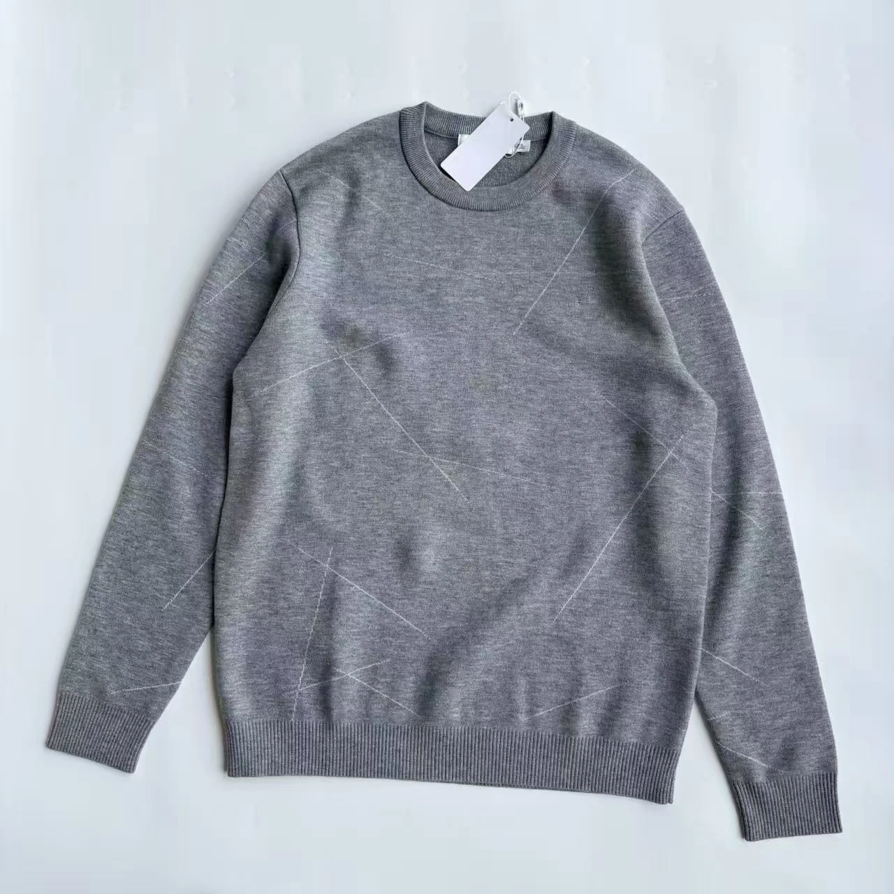 

Comfortable Soft Men's round Ne Knitwear Warm Casual Sle Long Sve Sweater Youth Outdoor Faion Autumn Collection