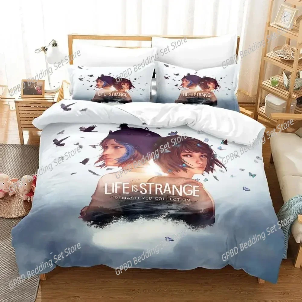 Game Life is Strange Before the Storm Comfortable Duvet Cover Pillowcase Bedding Set Children Bedroom Decoration Home Textile