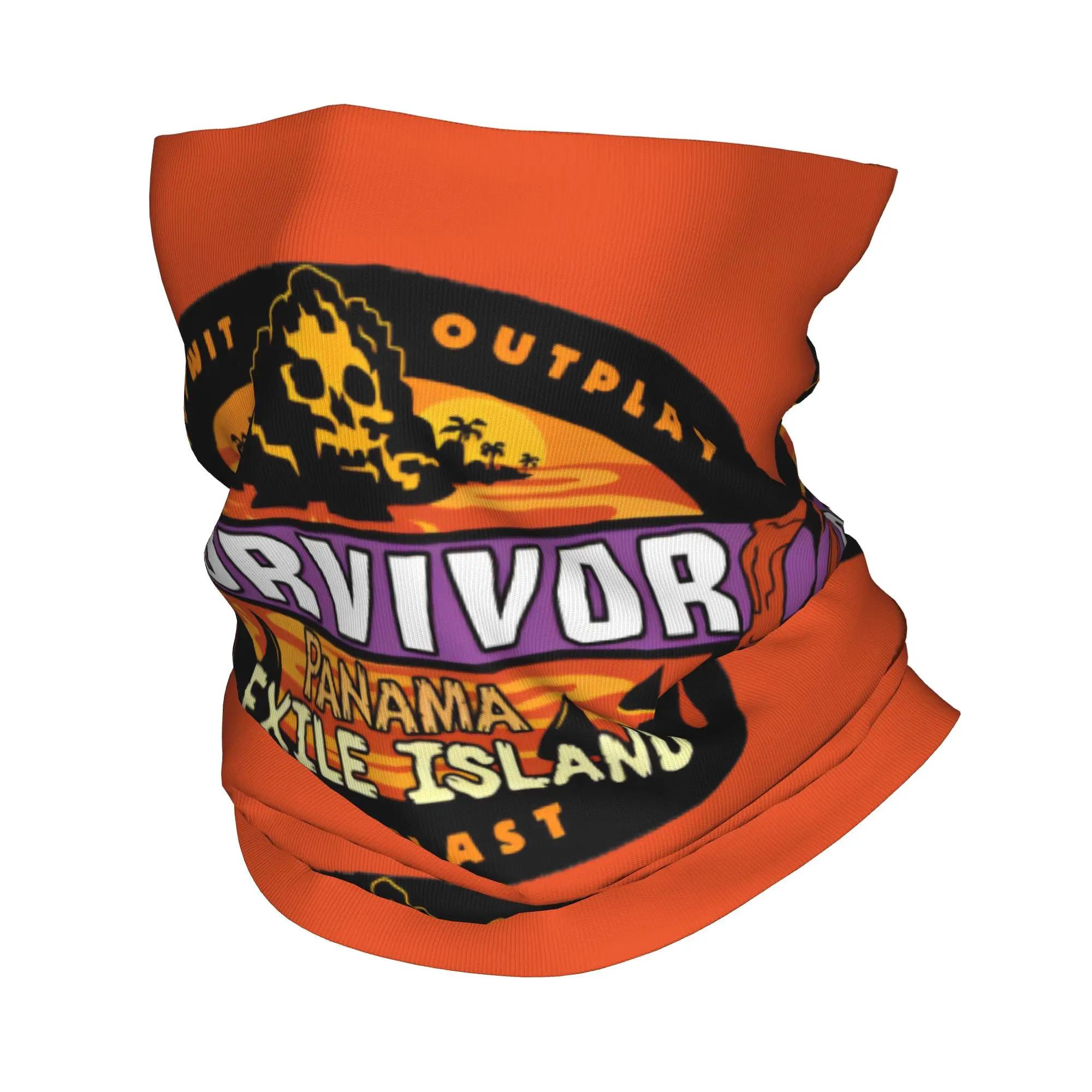 S-Survivors Bandana Neck Gaiter Printed Panama  Mask Scarf Multifunctional Cycling Scarf Hiking Unisex Adult Breathable