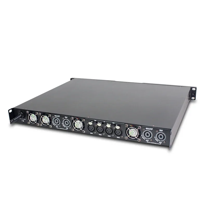 K4-1700 4 Channel 1700W Stage 1U Sound Amplifiers Amplifier Clase D