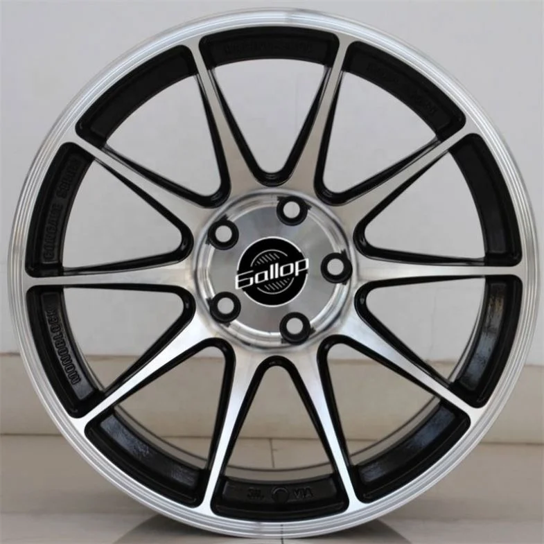 Gallop 2024 Popular Style 17-18 Inch PCD 4*100/4*114.3 ET 40/30mm Aluminum Alloy Passenger Car Wheel Top Aftermarket New