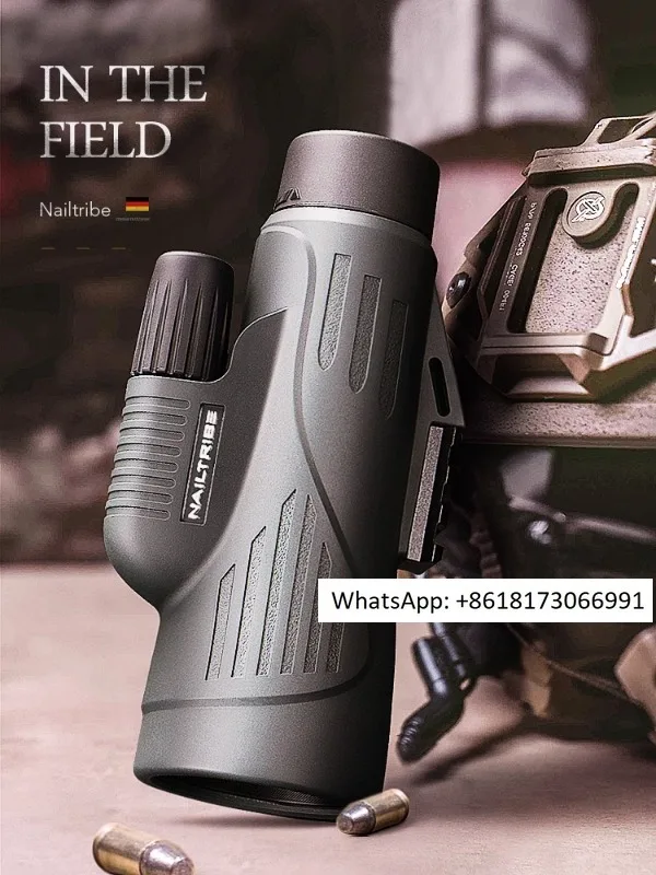 

Single tube telescope with high magnification, professional grade, portable night vision, day and night military use