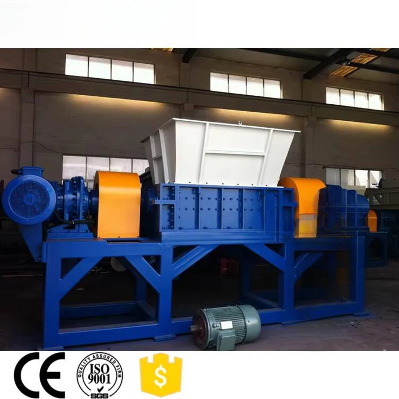 

Single Double Shaft Crusher For Rubber Tires, Plastic Bottles, And Metal Shredder For Household Waste, Woven Bags, And Waste