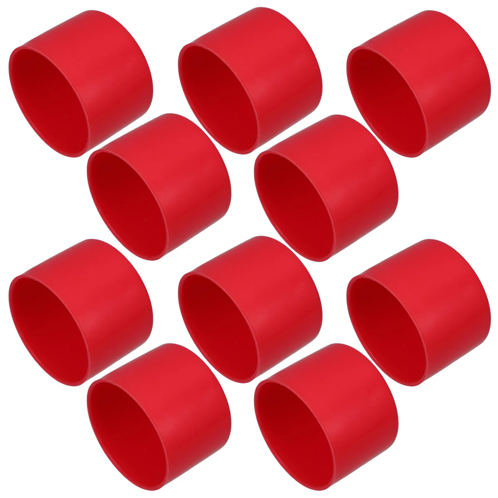 

10Pcs Steel Pipe Scaffolding Sleeve Plastic End Caps for Pipe Protection Heavy-Duty Protective Sleeves for Indoor Outdoor