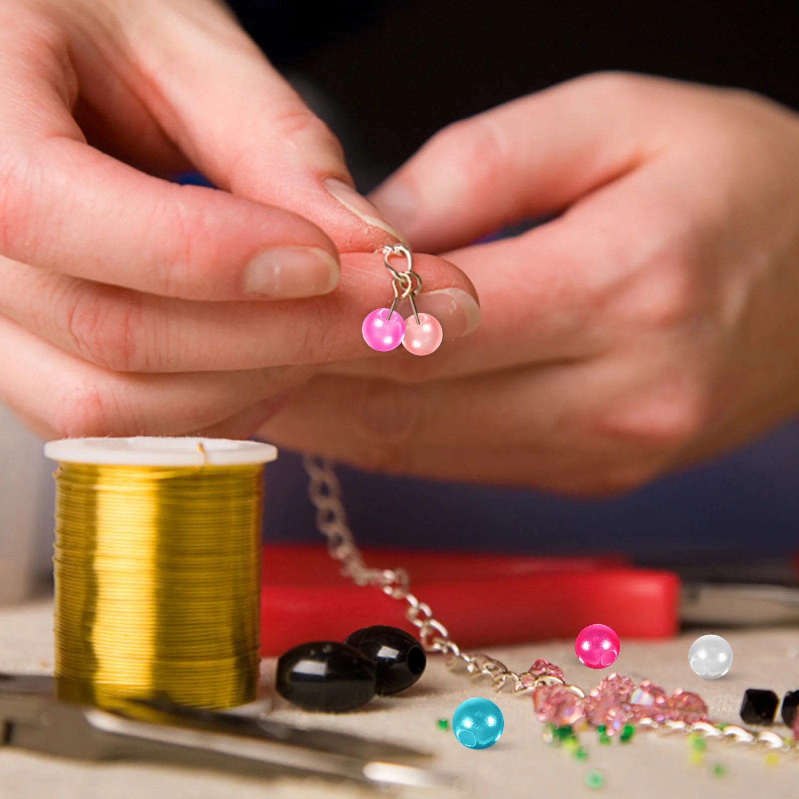 

1960pcs Loose Faux Pearl Round Colorful Craft Beads For Jewelry Making Diy Faux Pearl Beads 28 Colors Assorted Set