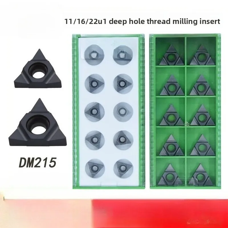 Chengdu Daoqin 60 °   Pastilhas de Fresagem de Furo Profundo, 11UIDC60 DD60 / 16UIDH60 DE60, para Fresagem em Espiral