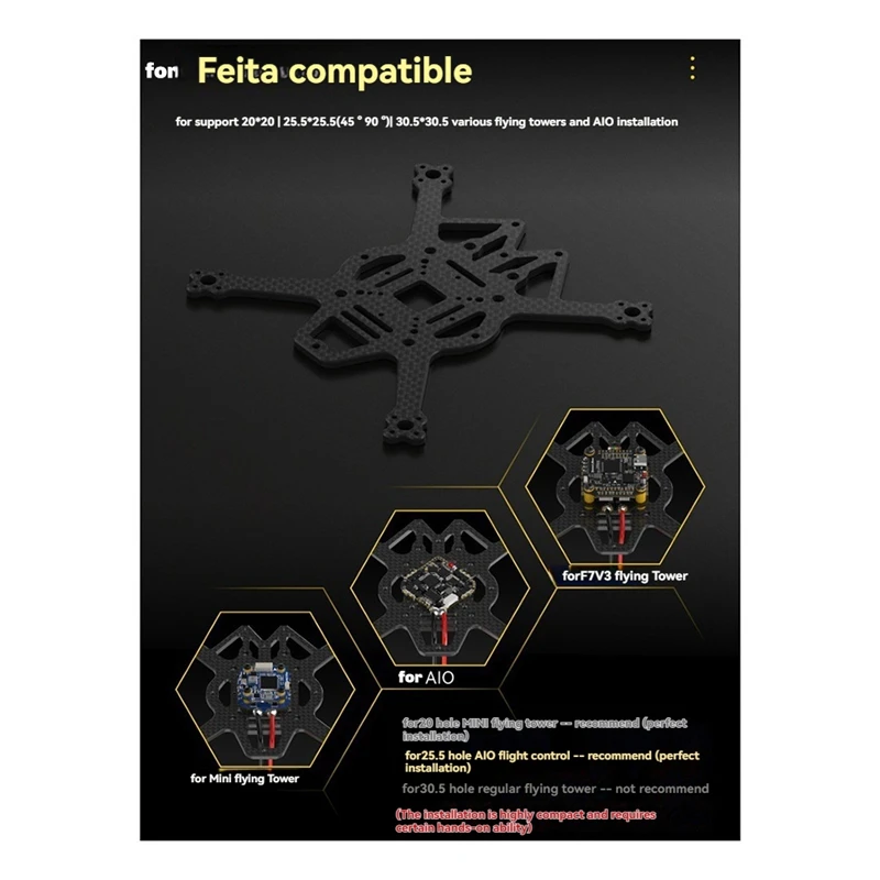 For Speedybee Bee35 3.5" Frame Kit For FPV Racing Drones For O3 HD VTX Drone Parts