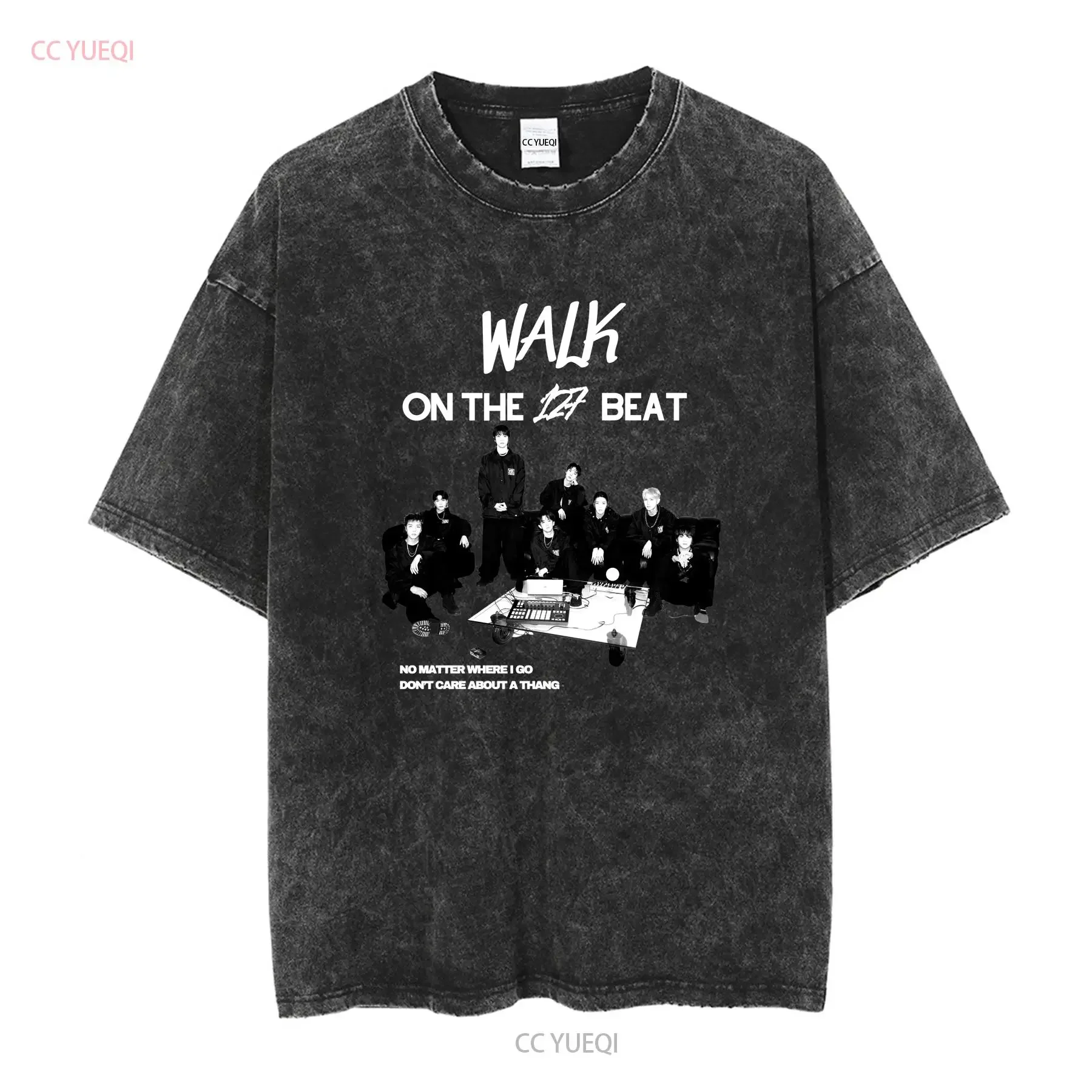 NCT 127 Walk T shirt On The BeaT Merch Kpop Nctzen ootd gift for long or short sleeves vintage Washed homme Unisex Soft graphic