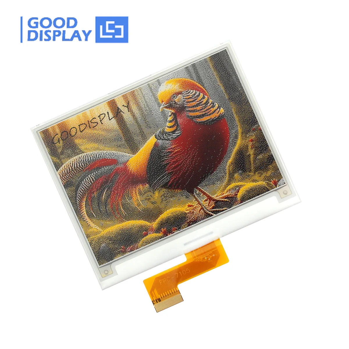 Tela de E-paper E Ink Multicolorida de 4,2 polegadas, Amarela, Vermelha, Preta e Branca, Resolução 400x300, GDEM042F52