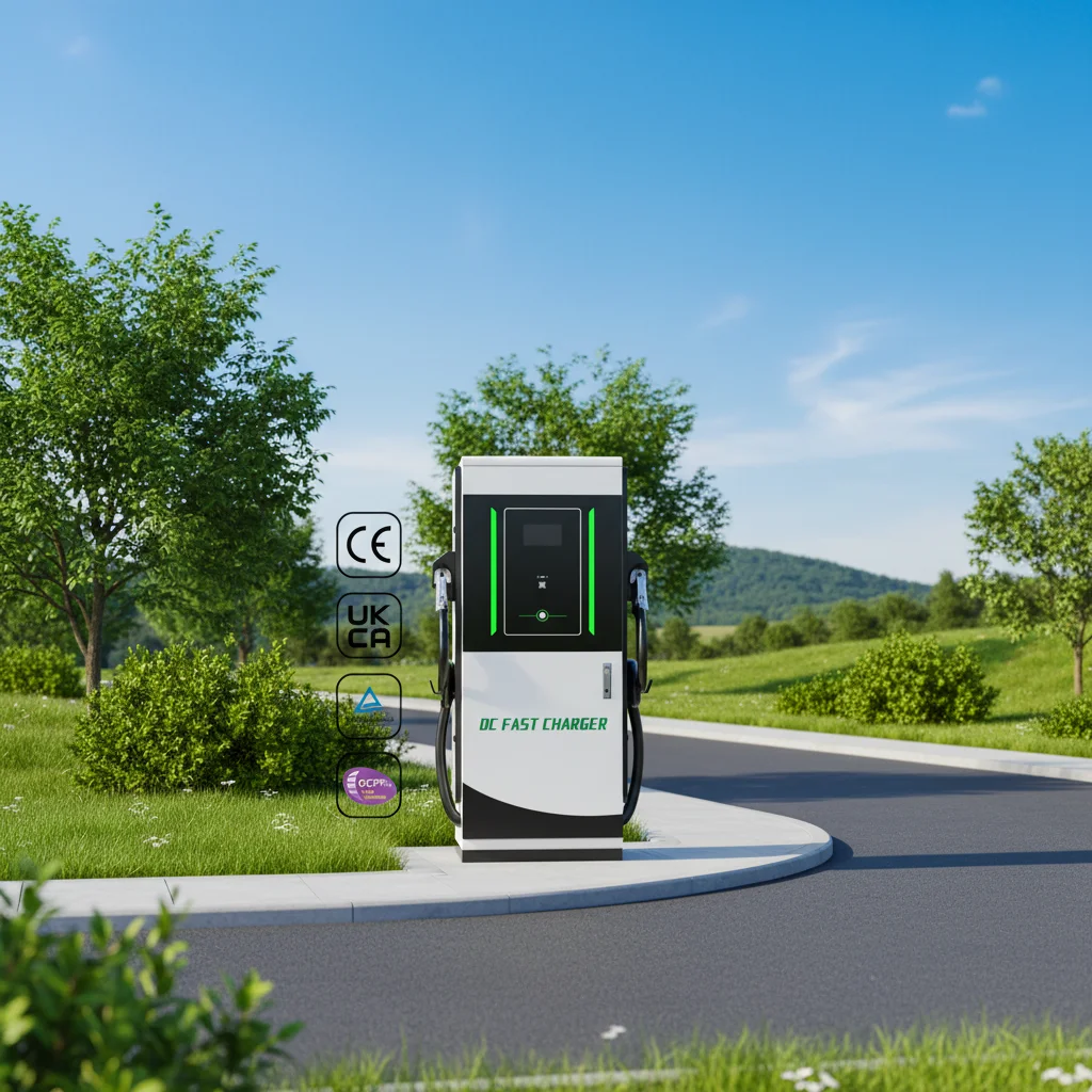 Commercial EV Charging Station 160KW Dual Socket Floor Standing Design with Management Software Customized durable high quality