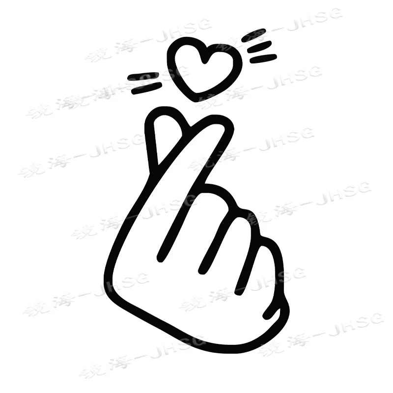 

Heart-shaped Cute Car Stickers, Bumper, Window, Motorcycle, Laptop, Wall Vinyl Decal Car Accessories