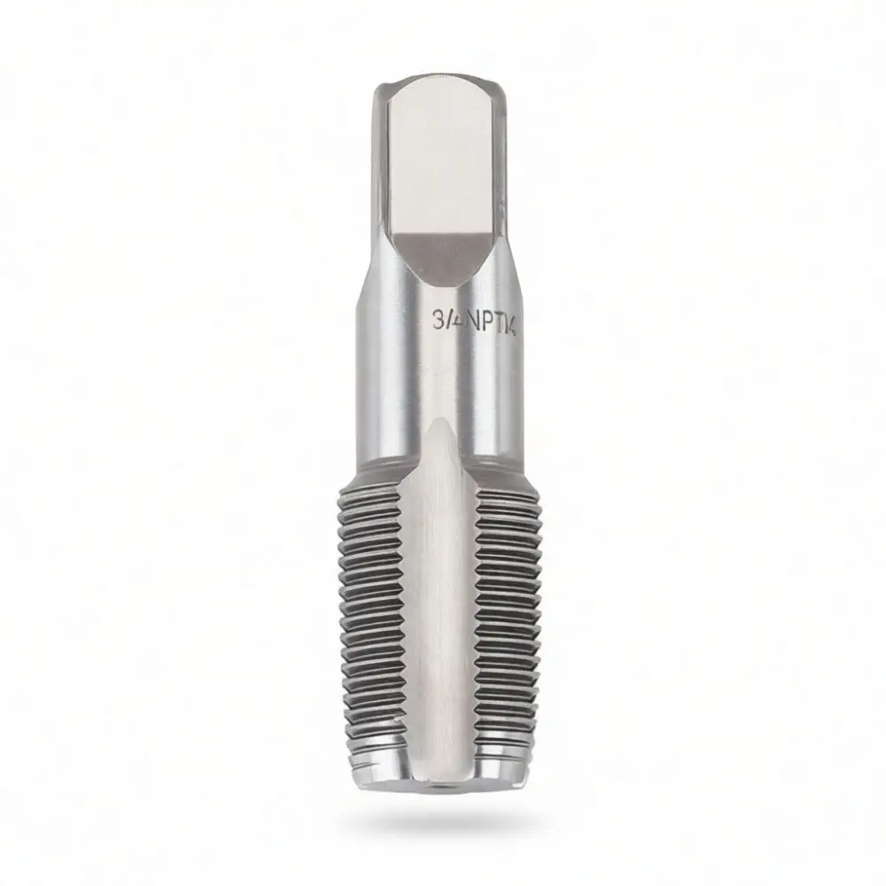 NPT Pipe Thread Tap Repair Drill Bits Manual Screw Rethreading Tooling Plumbing Water Pipe Connector Maintenance Cutting Set