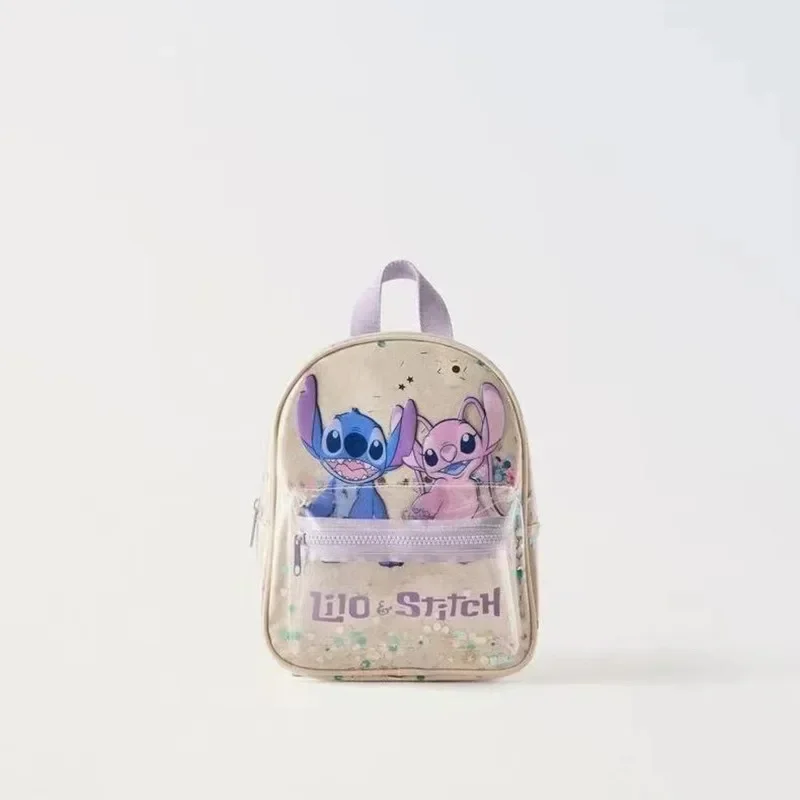 Disney Mickey Mouse Boys Girls Stitch New Cartoon Cute  Schoolbag  Kindergarten Backpack