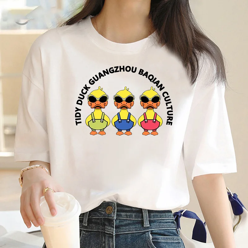 Women's T-shirt Kawaiilong Printed T-shirt Top Y2K clothing Summer short sleeve T-shirt o collar casual holiday women's T-shirt